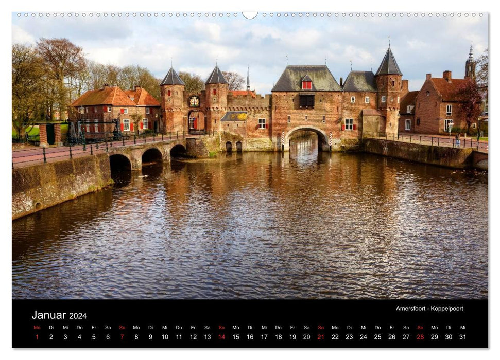 Pays-Bas (Calendrier mural CALVENDO Premium 2024) 