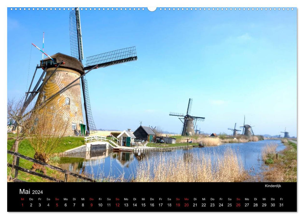 Die Niederlande (CALVENDO Premium Wandkalender 2024)