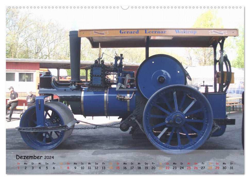 Dampffahrzeuge (CALVENDO Premium Wandkalender 2024)