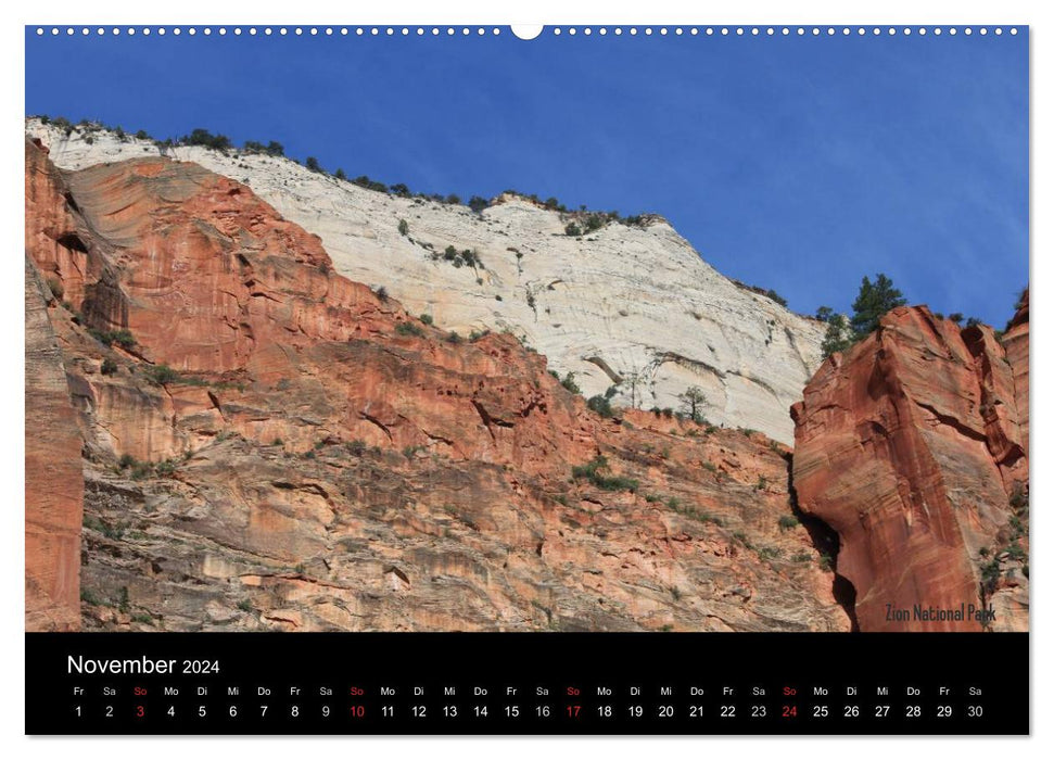 United States National Parks (CALVENDO Wandkalender 2024)