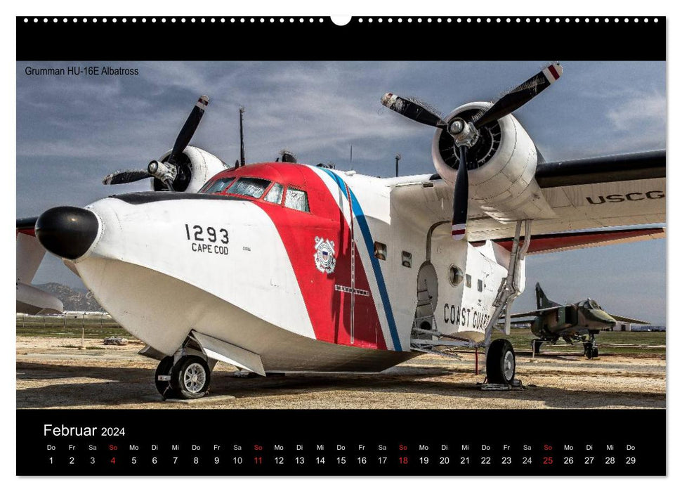Aviateurs historiques (calendrier mural CALVENDO 2024) 