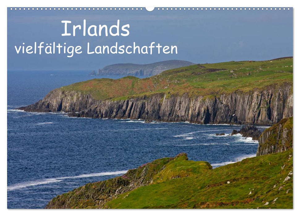 Les divers paysages de l'Irlande (calendrier mural CALVENDO 2024) 