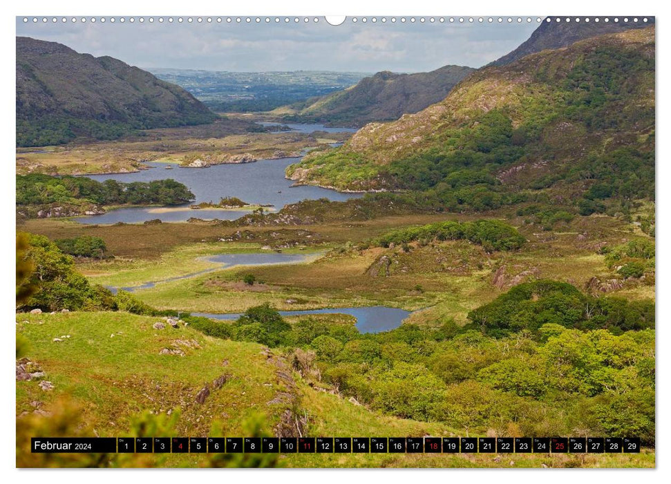 Les divers paysages de l'Irlande (calendrier mural CALVENDO 2024) 