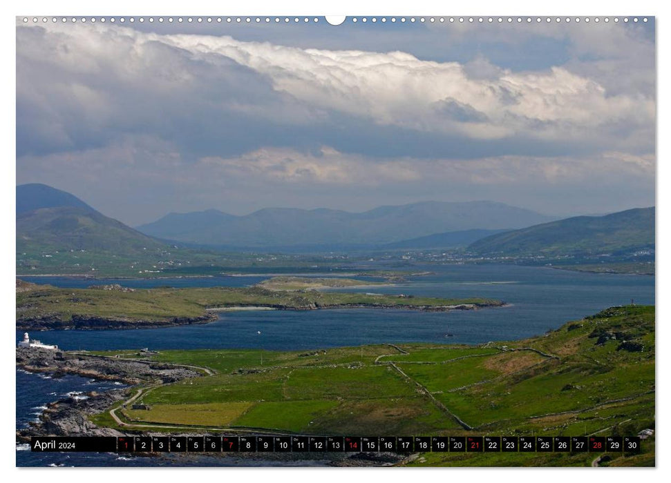 Les divers paysages de l'Irlande (calendrier mural CALVENDO 2024) 