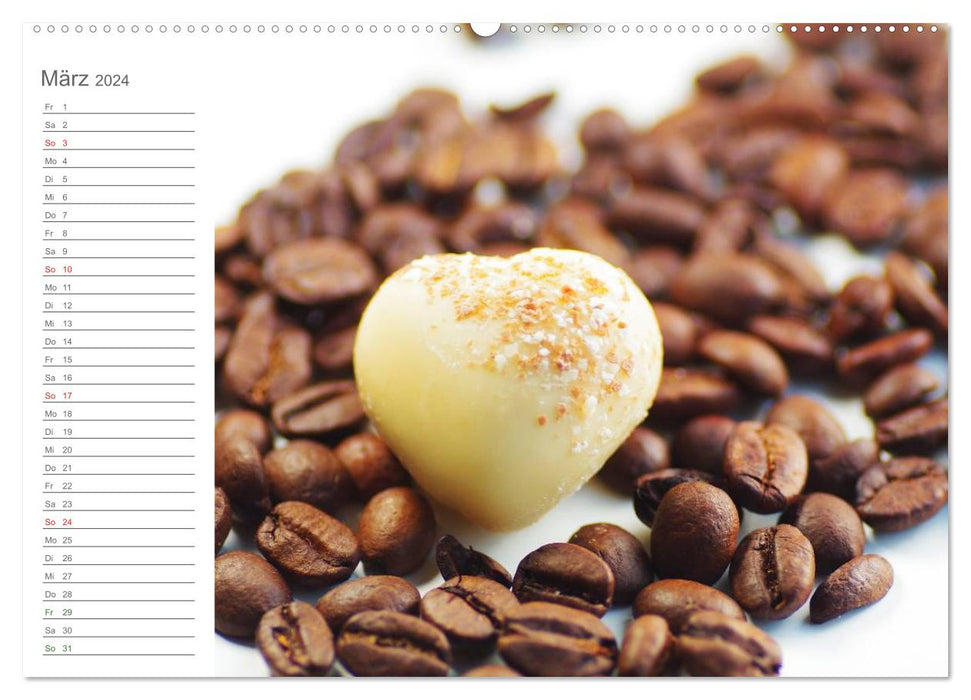 Kaffee-Pause Terminkalender Schweizer Kalendarium (CALVENDO Premium Wandkalender 2024)