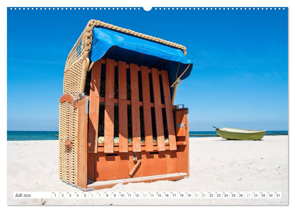 Strandkörbe 2024 (CALVENDO Premium Wandkalender 2024)