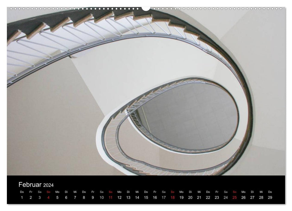 Treppenwelten (CALVENDO Premium Wandkalender 2024)