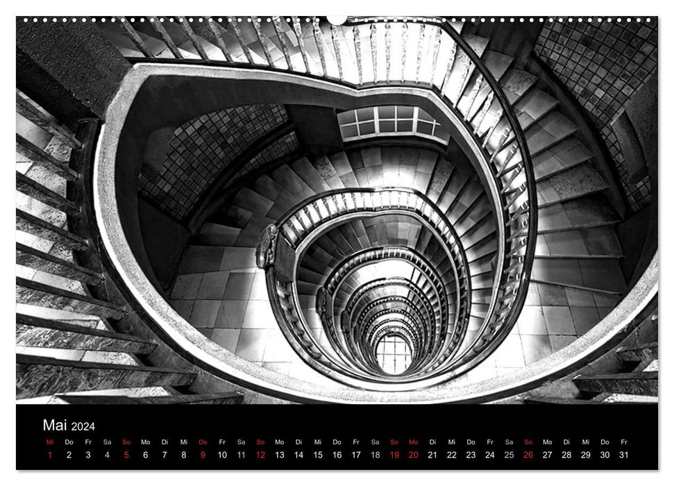 Treppenwelten (CALVENDO Premium Wandkalender 2024)
