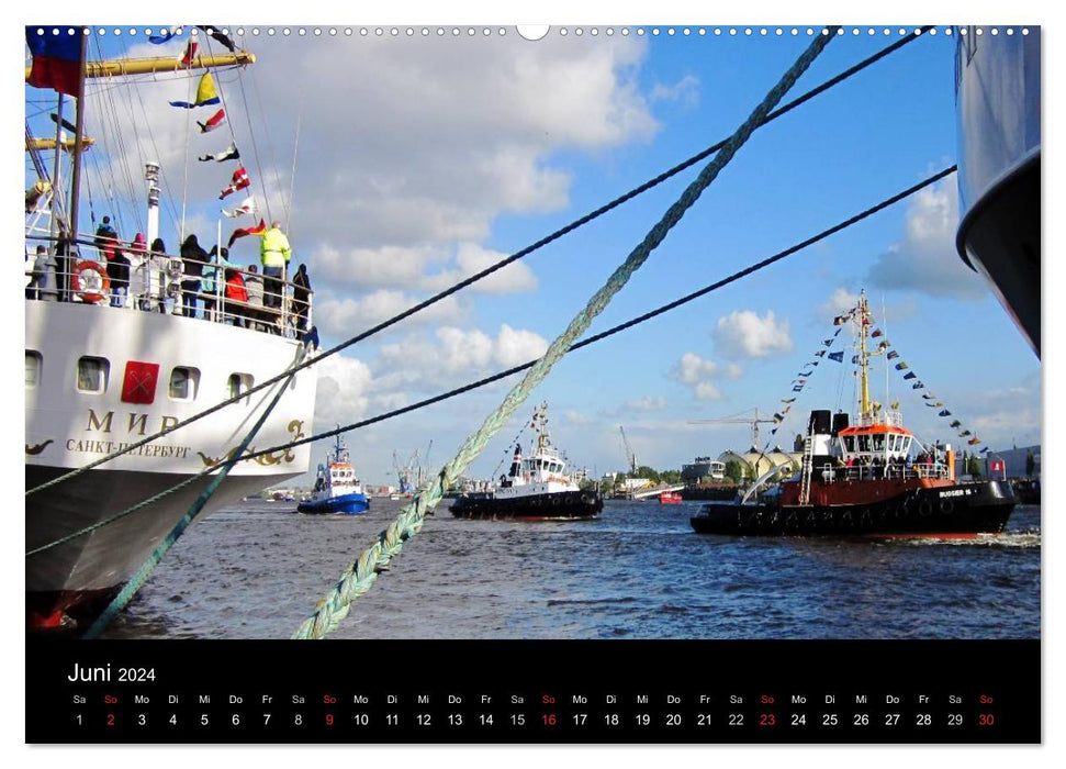 Hamburg Hafengeburtstag (CALVENDO Premium Wandkalender 2024)