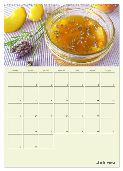 Frisch und fruchtig - Gelees und Konfitüren (CALVENDO Premium Wandkalender 2024)