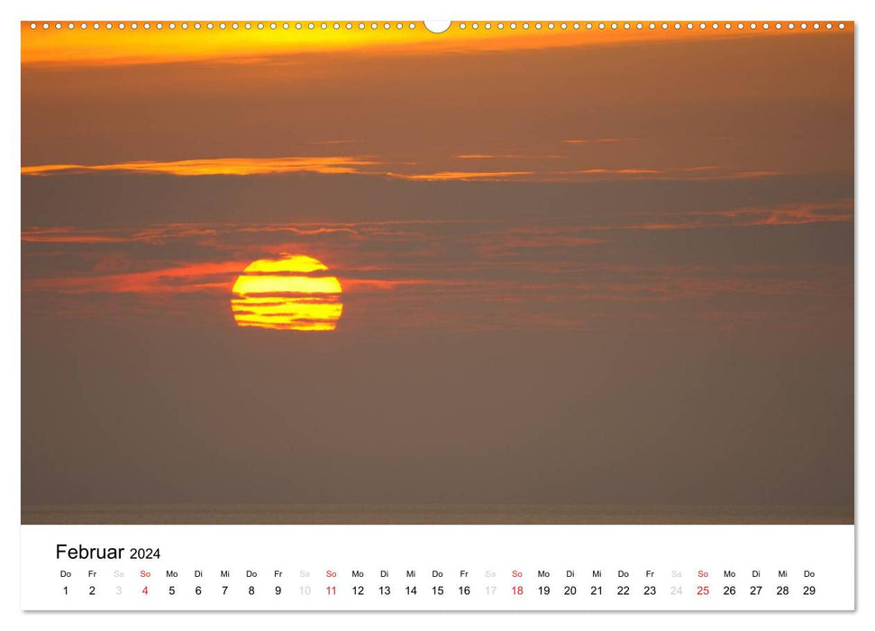 MORGENS UND ABENDS - Zauberhafte Lichtstimmungen (CALVENDO Premium Wandkalender 2024)