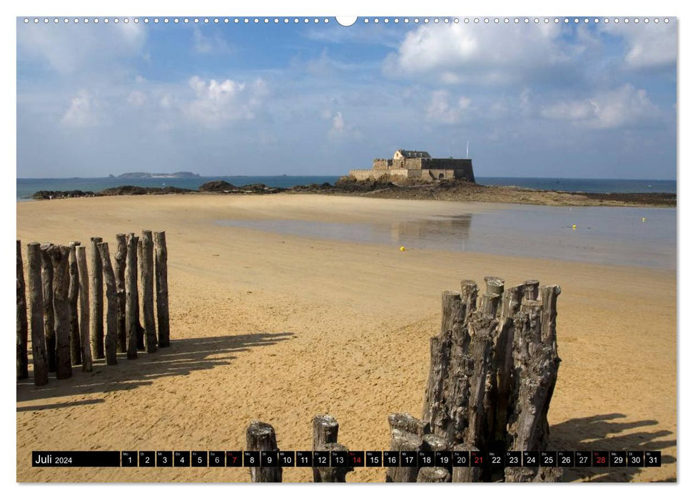 Bretagne (CALVENDO Premium Wandkalender 2024)