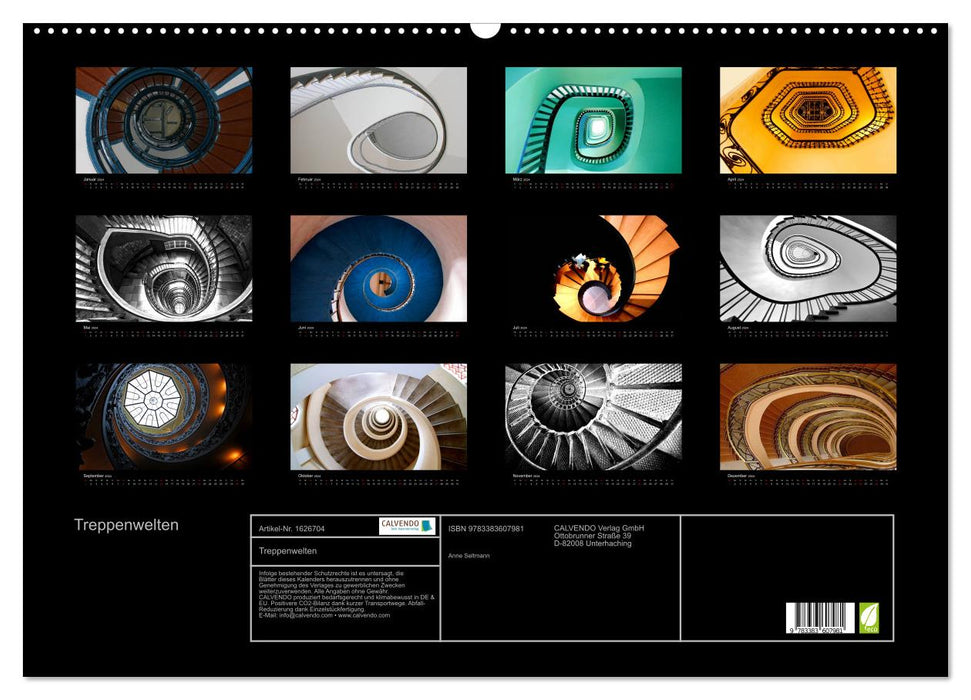 Treppenwelten (CALVENDO Wandkalender 2024)