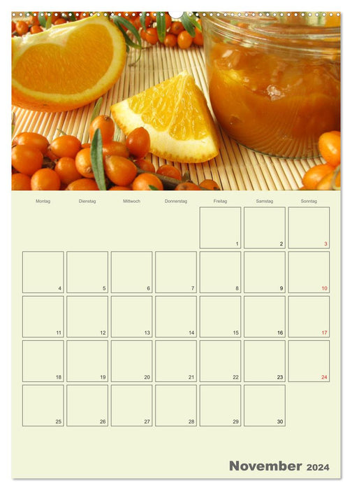Frisch und fruchtig - Gelees und Konfitüren (CALVENDO Wandkalender 2024)