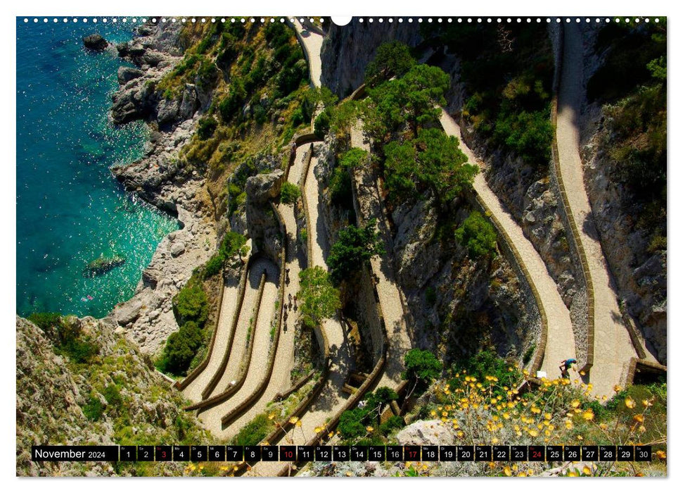 Kampanien – Capri und der Cilento (CALVENDO Premium Wandkalender 2024)