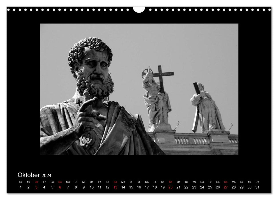 Rom - Göttliches Licht und Schattengestalten (CALVENDO Wandkalender 2024)