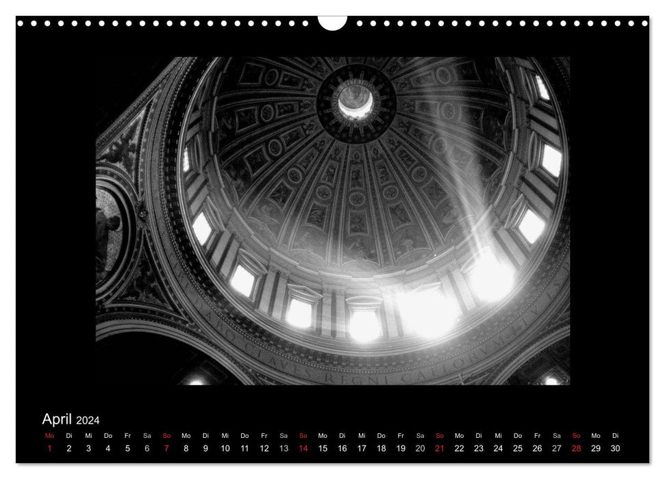 Rom - Göttliches Licht und Schattengestalten (CALVENDO Wandkalender 2024)