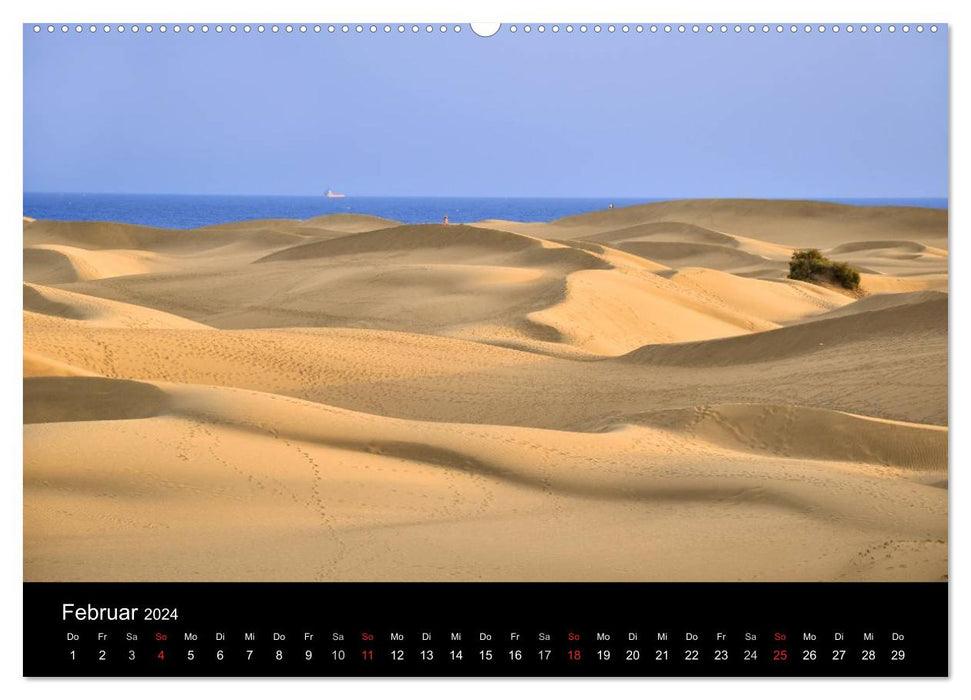 GRAN CANARIA/Dünen von Maspalomas (CALVENDO Premium Wandkalender 2024)