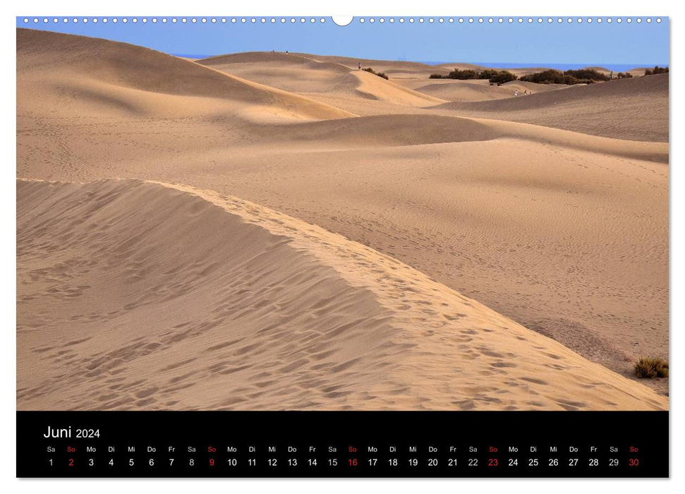 GRAN CANARIA/Dünen von Maspalomas (CALVENDO Premium Wandkalender 2024)