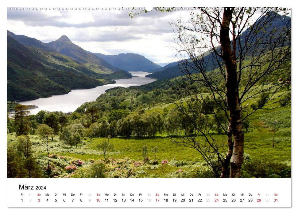 Western Highlands - Schottland (CALVENDO Premium Wandkalender 2024)