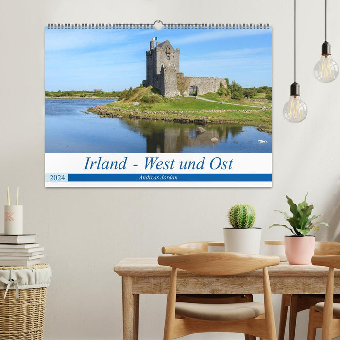 Ireland - West and East (CALVENDO wall calendar 2024) 