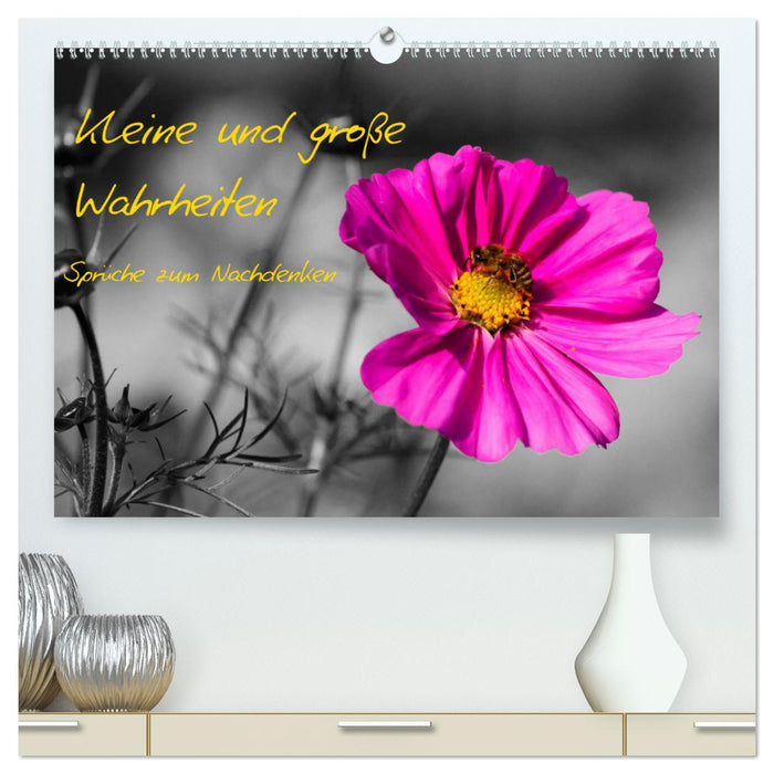 Small and large truths - sayings to ponder (CALVENDO Premium Wall Calendar 2024) 