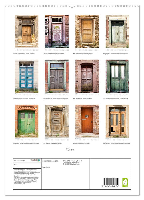 Doors (CALVENDO Premium Wall Calendar 2024) 