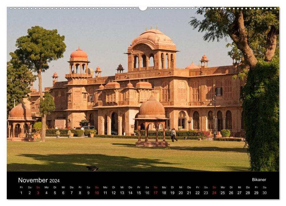 Indien, vom Taj Mahal zur Wüste Thar (CALVENDO Wandkalender 2024)