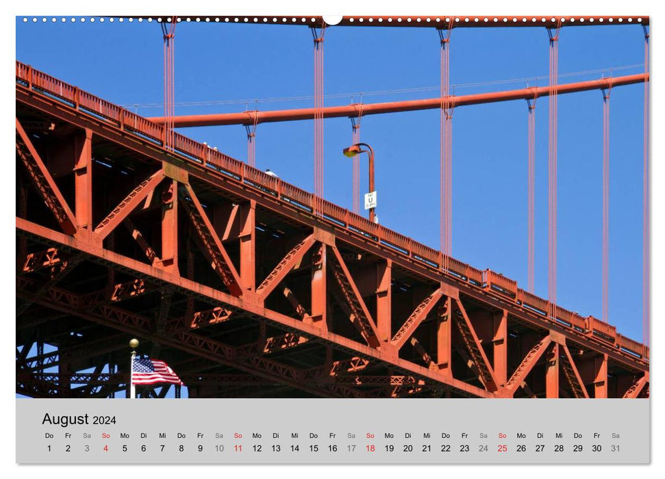 GOLDEN GATE BRIDGE Faszination San Francisco (CALVENDO Premium Wandkalender 2024)
