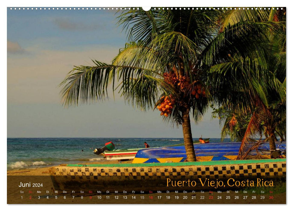 From Mexico to Panama in 12 months (CALVENDO Premium Wall Calendar 2024) 
