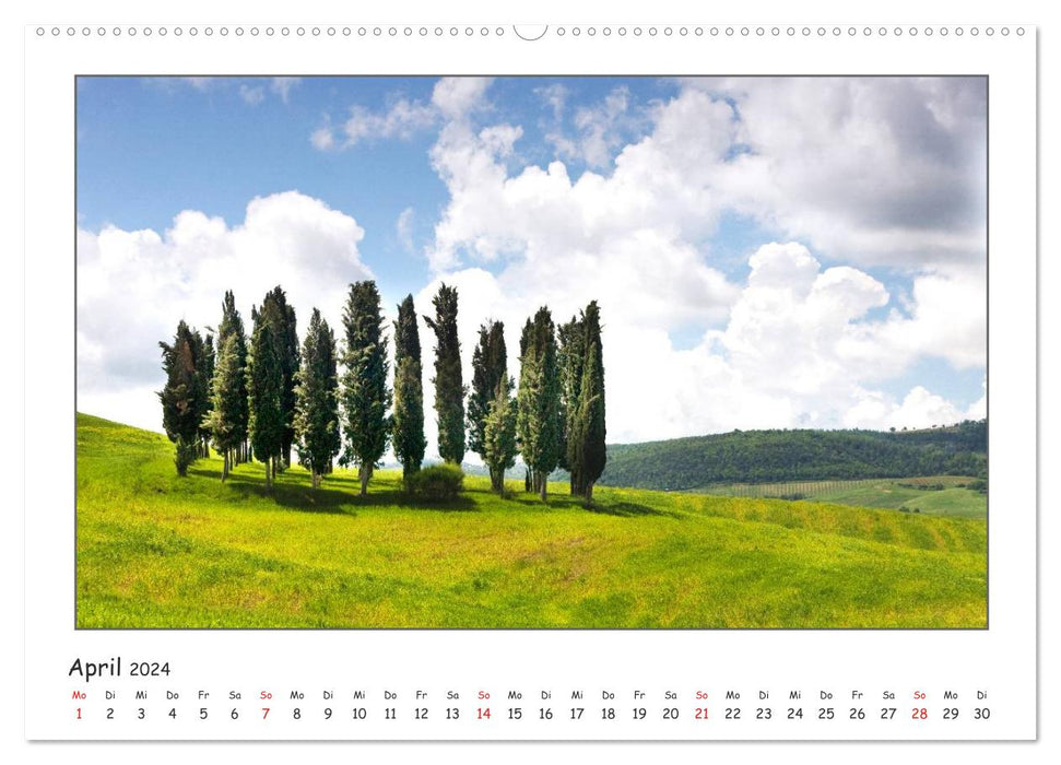 Tuscany impressions (CALVENDO wall calendar 2024) 