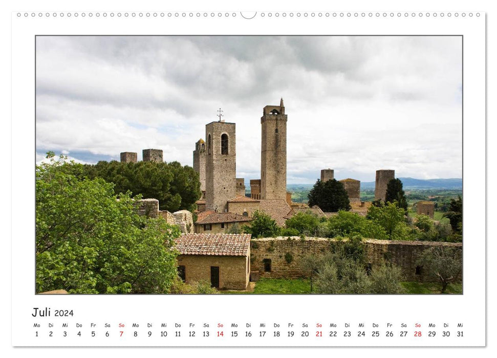 Tuscany impressions (CALVENDO wall calendar 2024) 
