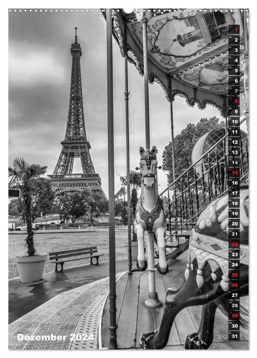 PARIS Vertical Views (CALVENDO Premium Wall Calendar 2024) 