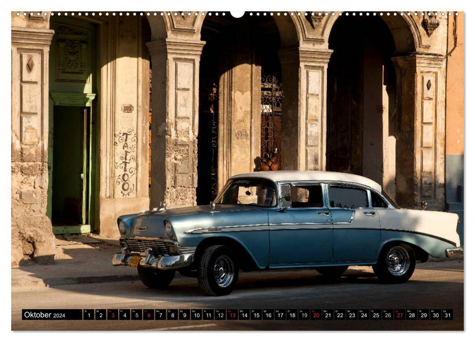 Classic Cars of Cuba (CALVENDO Premium Wall Calendar 2024) 