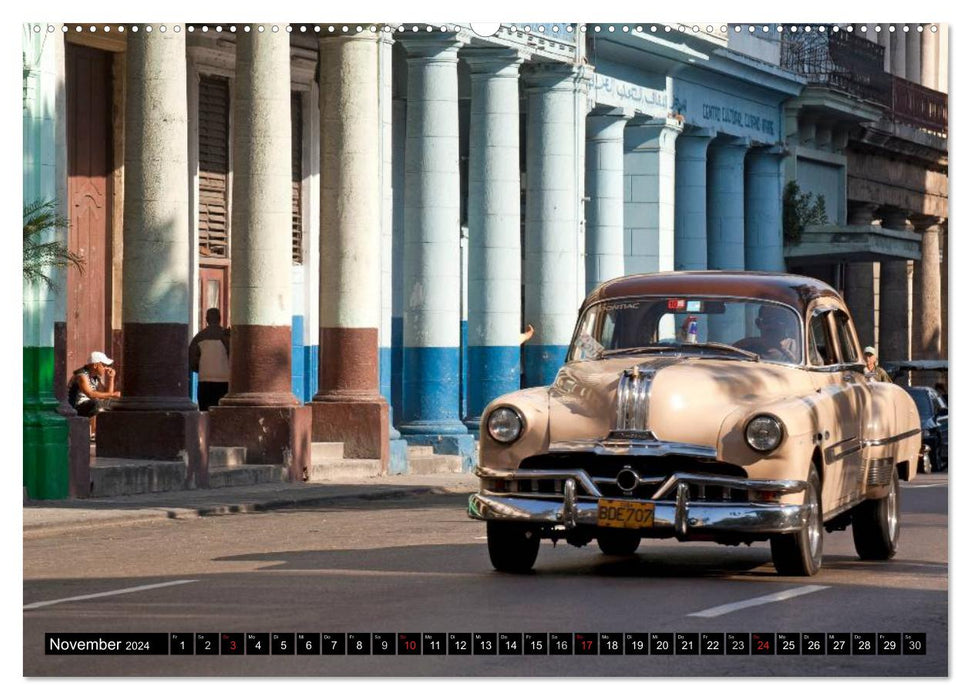 Classic Cars of Cuba (CALVENDO Premium Wall Calendar 2024) 