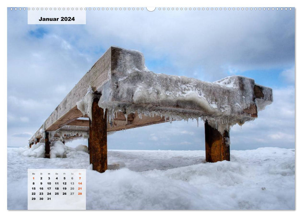 Baltic Sea Coast 2024 (CALVENDO Premium Wall Calendar 2024) 