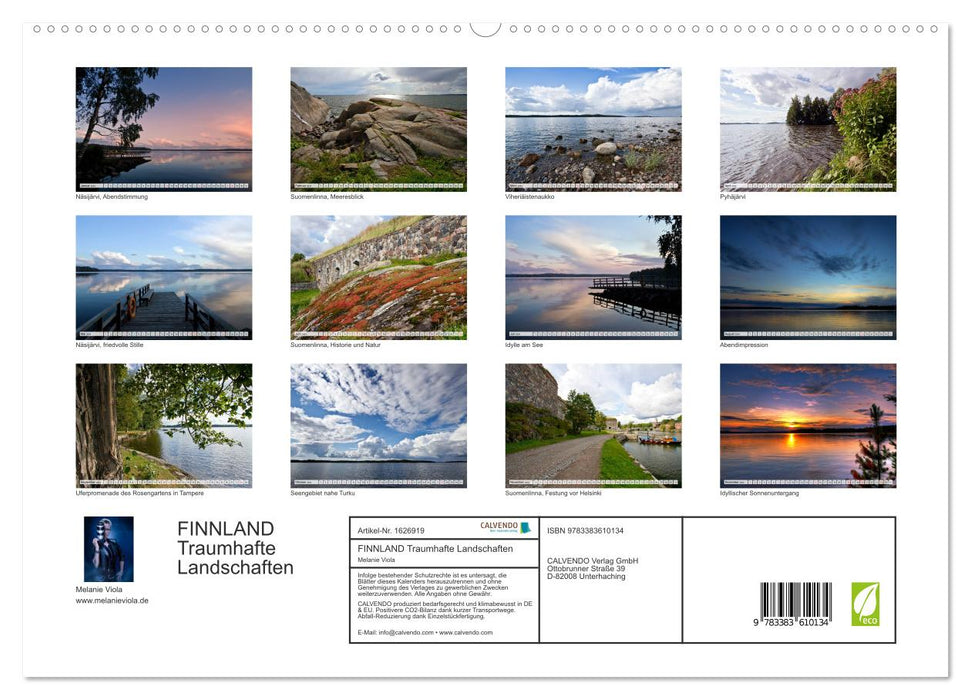 FINNLAND Traumhafte Landschaften (CALVENDO Premium Wandkalender 2024)