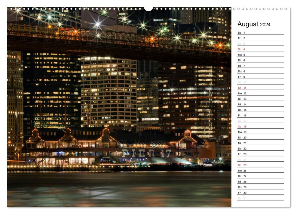 NEW YORK Familiar views (CALVENDO Premium wall calendar 2024) 