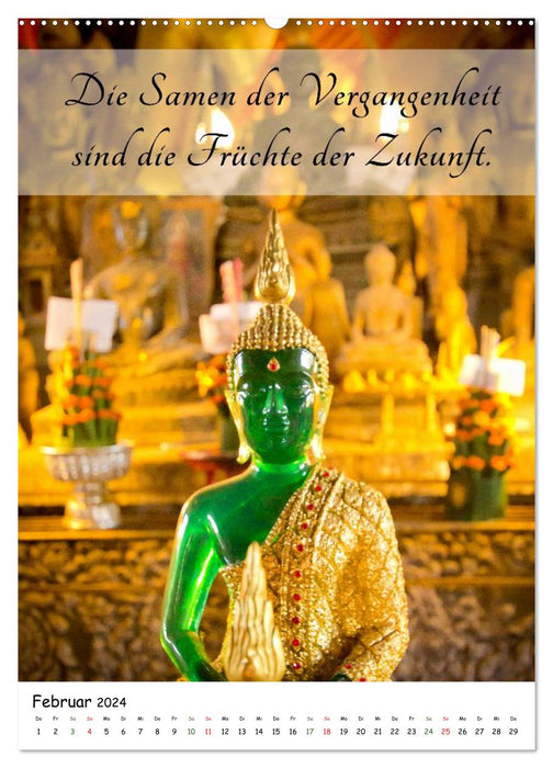 Buddha's Wisdom (CALVENDO Premium Wall Calendar 2024) 
