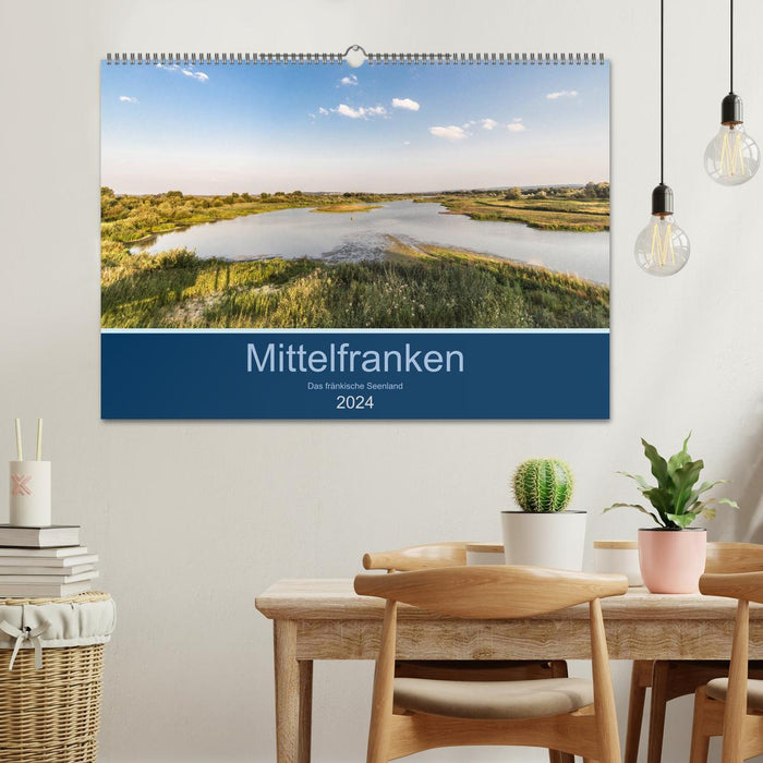 Mittelfranken - Das fränkische Seenland (CALVENDO Wandkalender 2024)