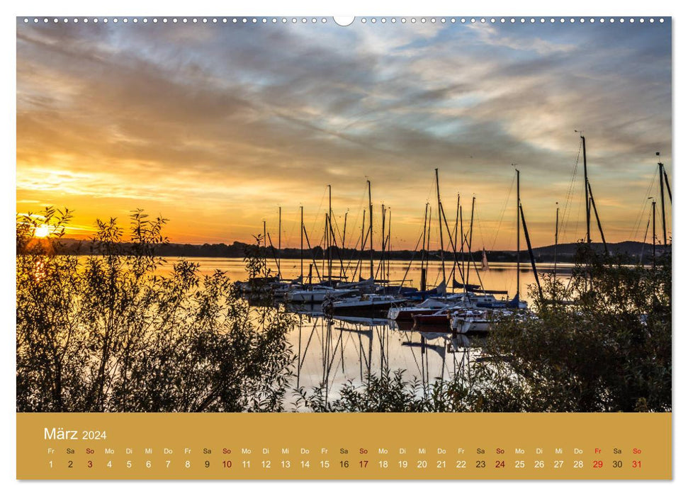 Mittelfranken - Das fränkische Seenland (CALVENDO Wandkalender 2024)