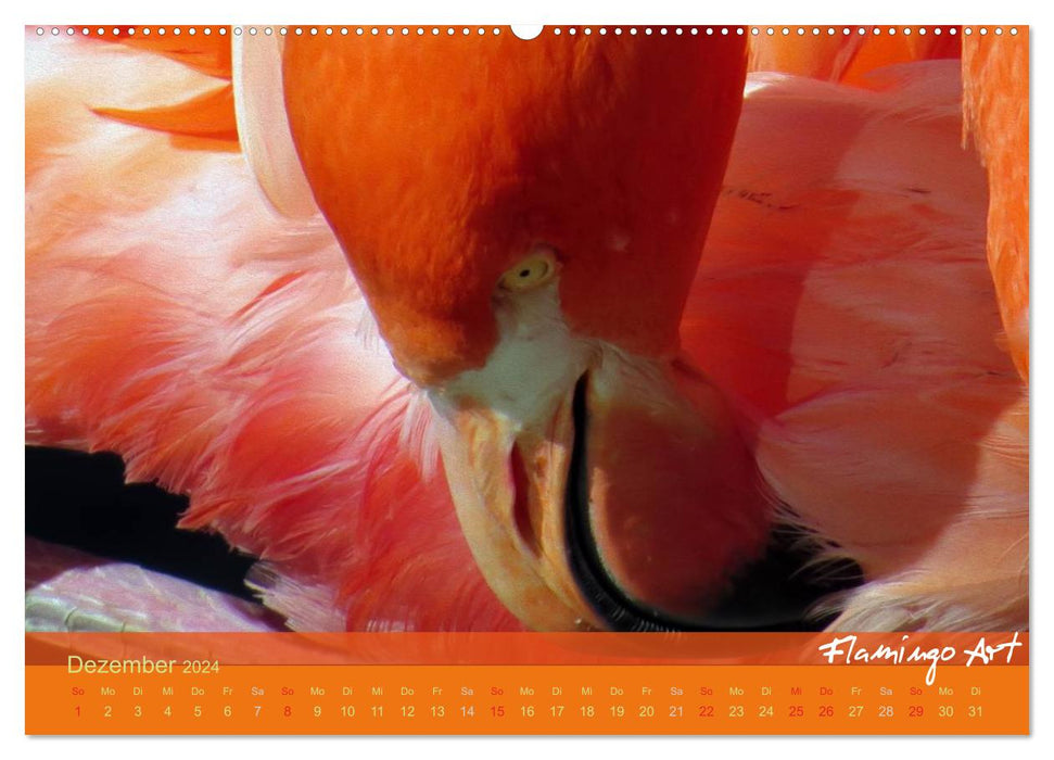 Flamingo Art 2024 (CALVENDO Wandkalender 2024)