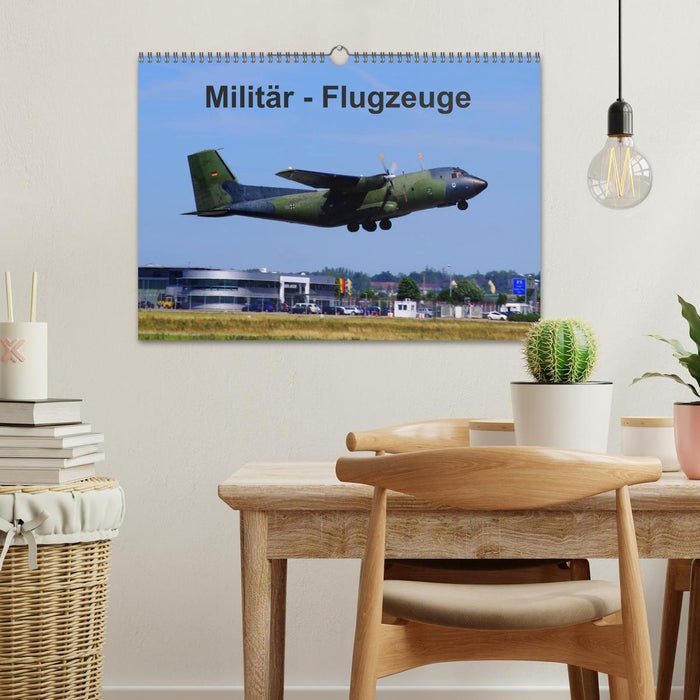 Militaire - Avions (Calendrier mural CALVENDO 2024) 