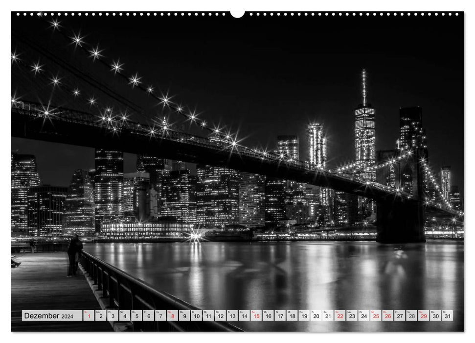 NEW YORK CITY Skyline, Wolkenkratzer und mehr (CALVENDO Wandkalender 2024)