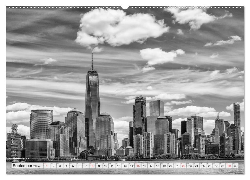 Skyline de NEW YORK, gratte-ciel et plus encore (calendrier mural CALVENDO 2024) 