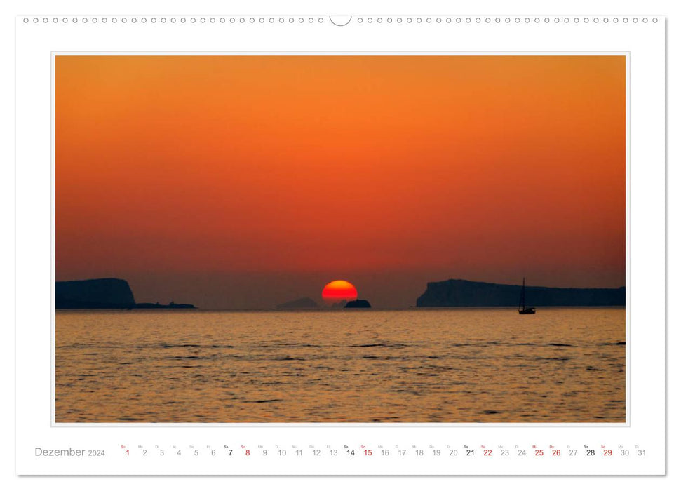 Ibiza und Formentera Impressionen (CALVENDO Premium Wandkalender 2024)