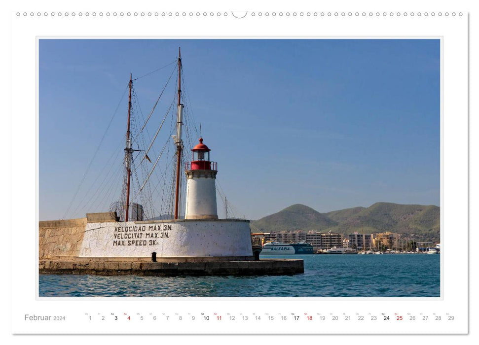 Ibiza und Formentera Impressionen (CALVENDO Premium Wandkalender 2024)