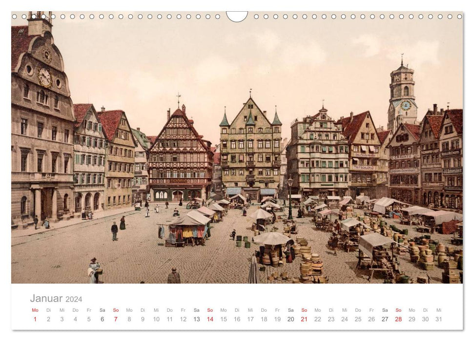 Allemagne vers 1900 (calendrier mural CALVENDO 2024) 