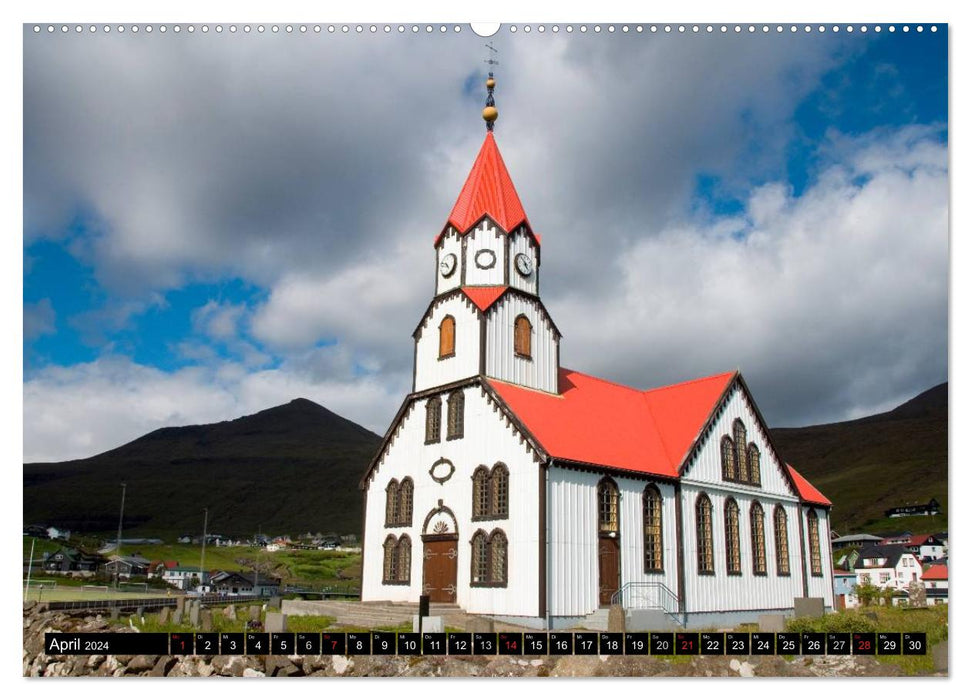 Faroe Islands (CALVENDO wall calendar 2024) 