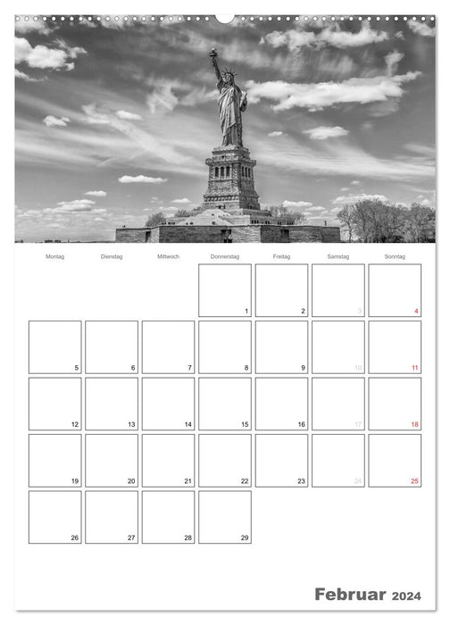 NEW YORK Skylines (Calvendo Premium Calendrier mural 2024) 